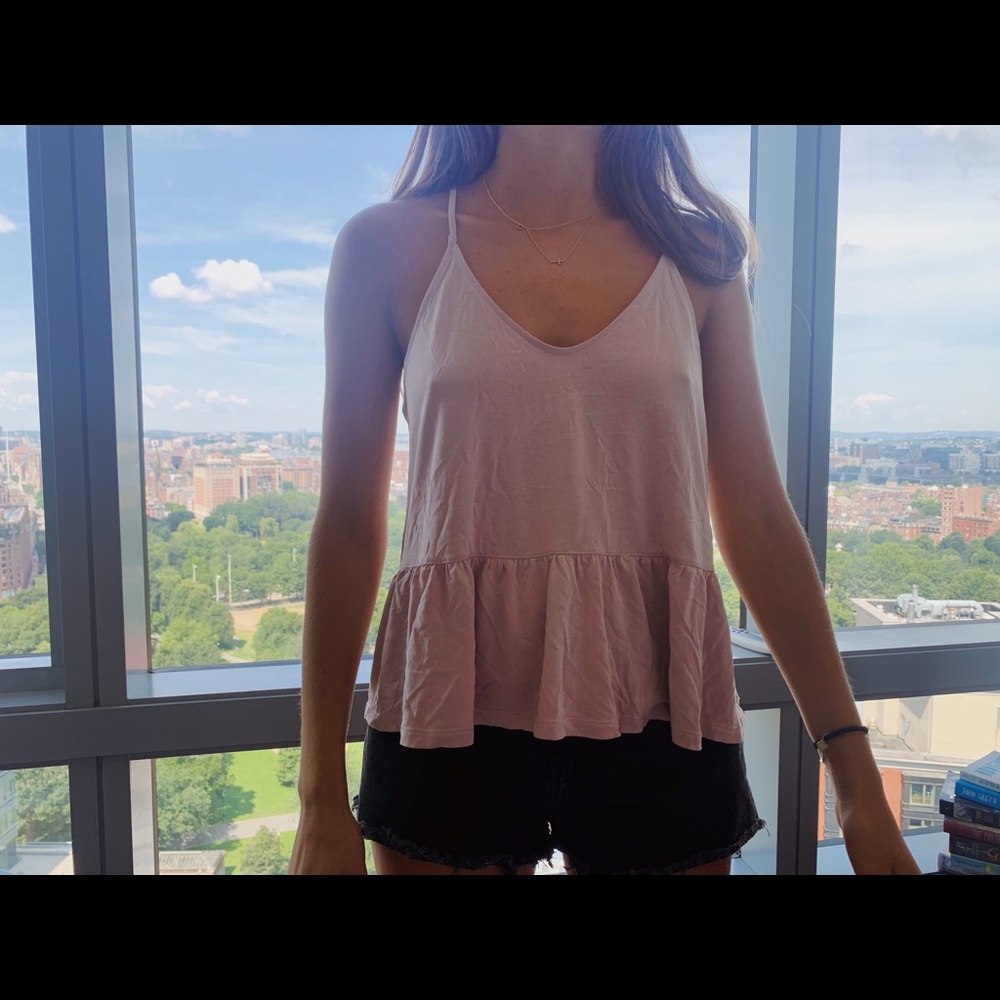 purple american eagle tank
